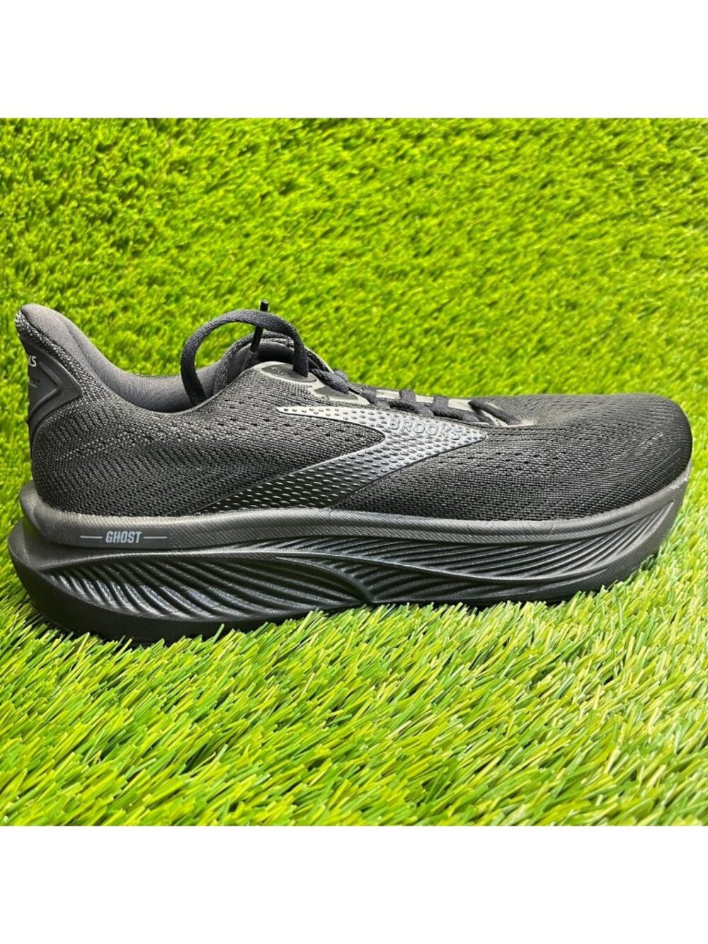 Brooks Ghost 17 Womens Size 9D Black Athletic Running Walking Shoes Sneakers